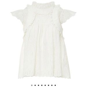 Sea New York Isabel eyelet top, size L